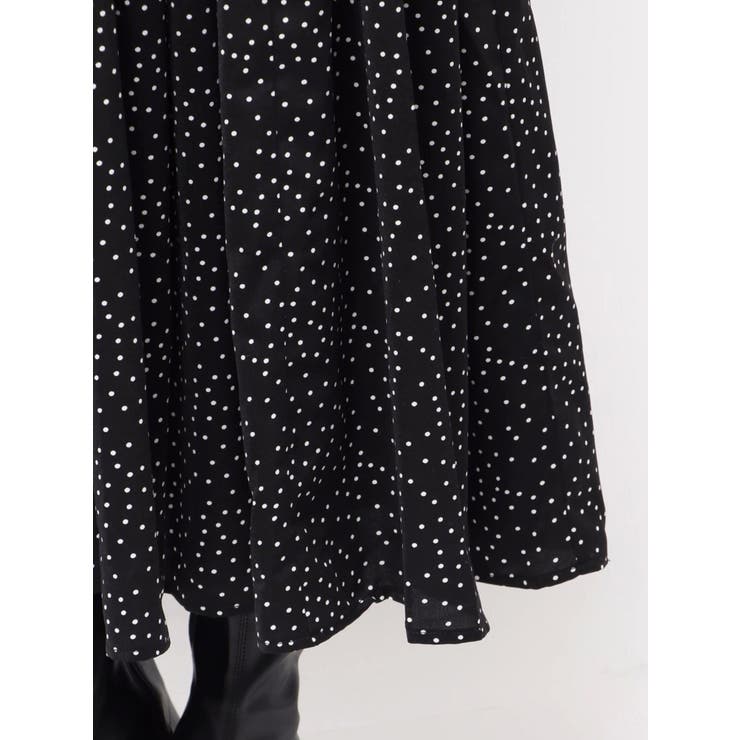 ドットプリントナローワンピース | MERCURYDUO | 詳細画像15 