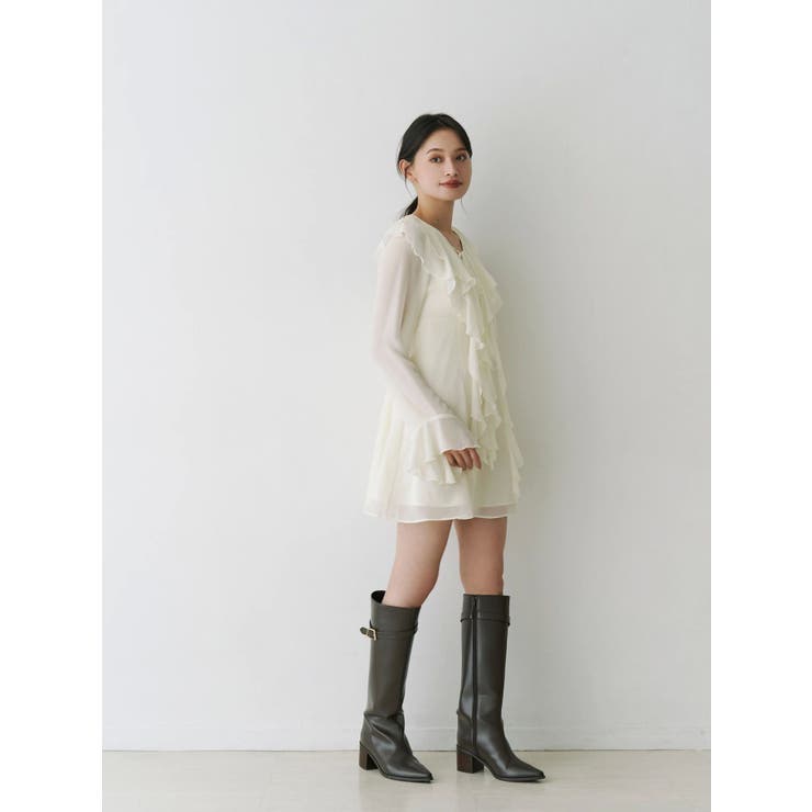 ラッフルフリルミニワンピース | MERCURYDUO | 詳細画像19 