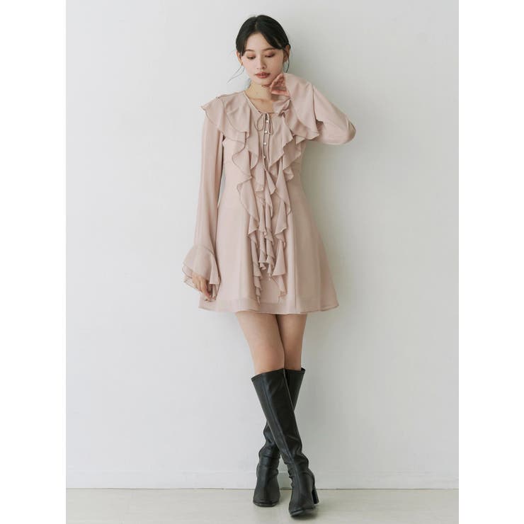 ラッフルフリルミニワンピース | MERCURYDUO | 詳細画像21 