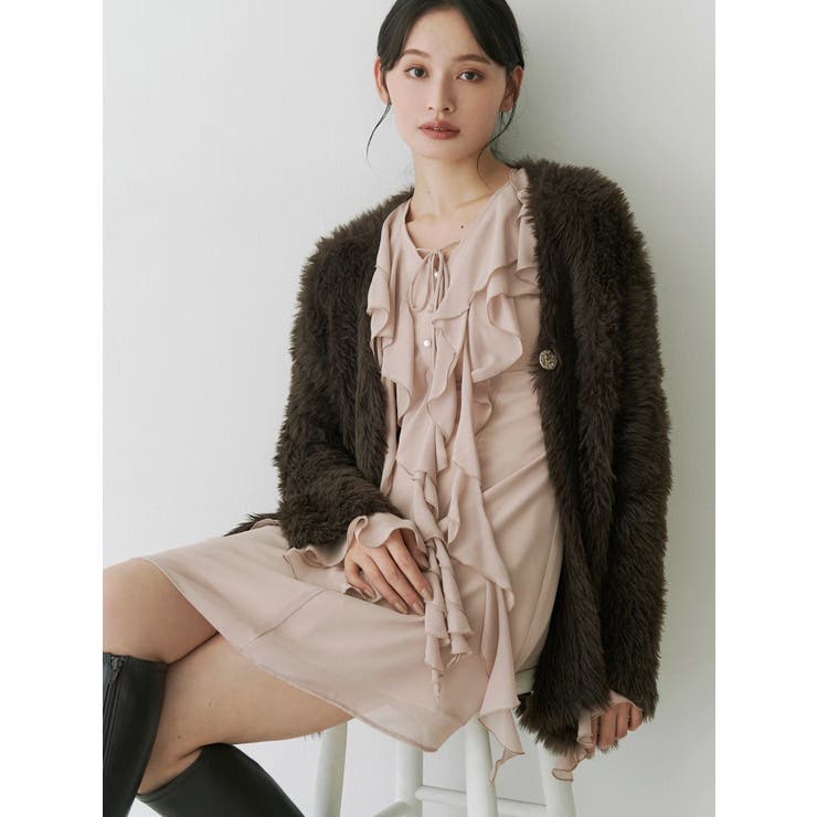 ラッフルフリルミニワンピース | MERCURYDUO | 詳細画像24 