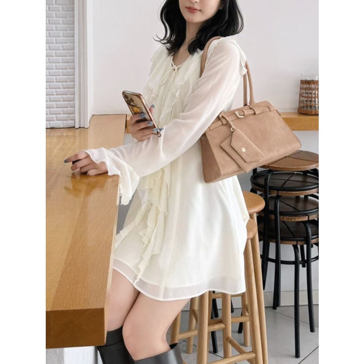 ラッフルフリルミニワンピース | MERCURYDUO | 詳細画像33 