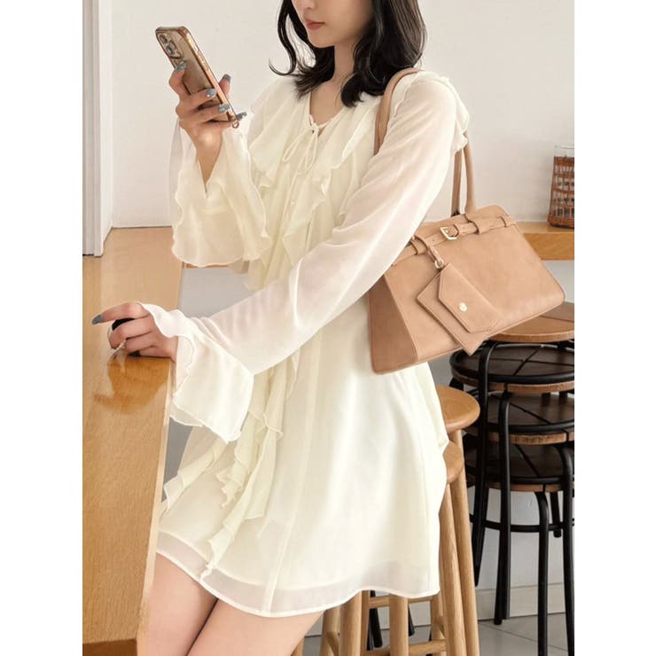 ラッフルフリルミニワンピース | MERCURYDUO | 詳細画像34 