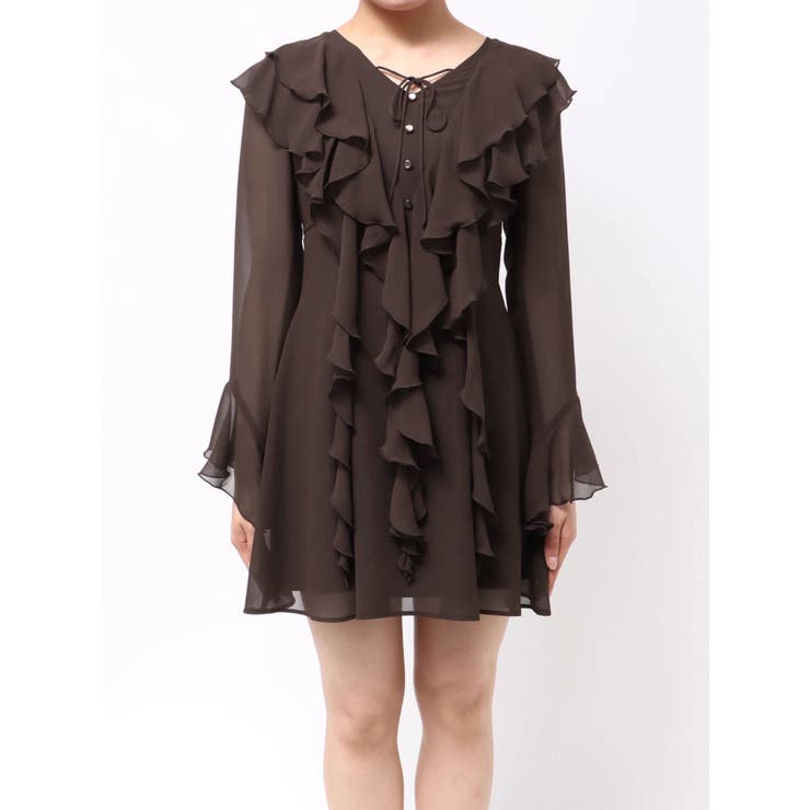 ラッフルフリルミニワンピース | MERCURYDUO | 詳細画像36 