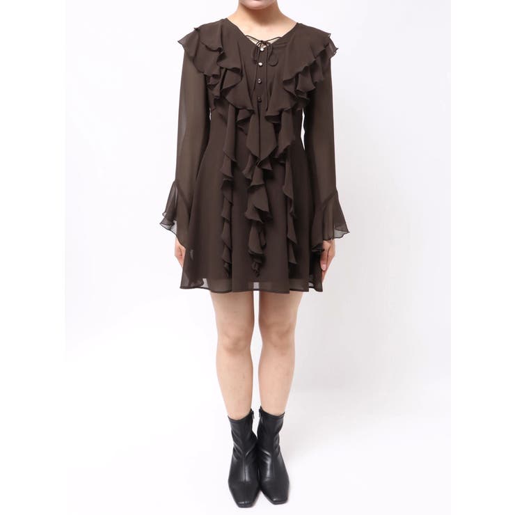 ラッフルフリルミニワンピース | MERCURYDUO | 詳細画像43 