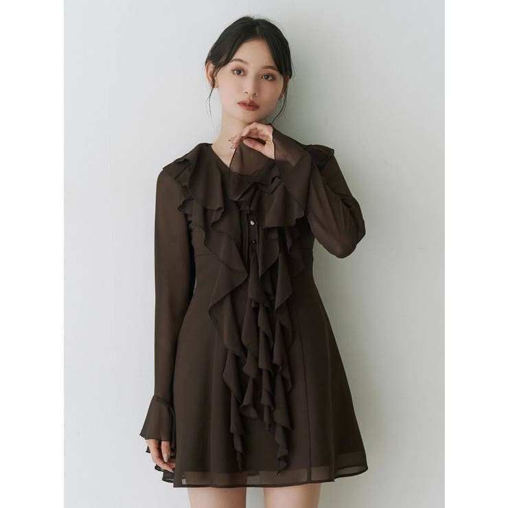 ラッフルフリルミニワンピース | MERCURYDUO | 詳細画像7 