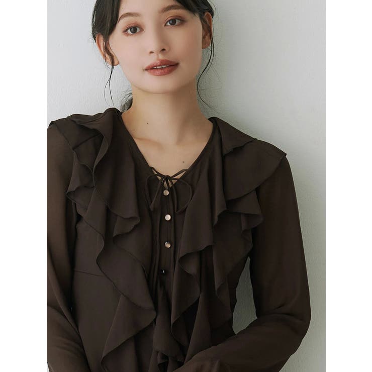 ラッフルフリルミニワンピース | MERCURYDUO | 詳細画像8 