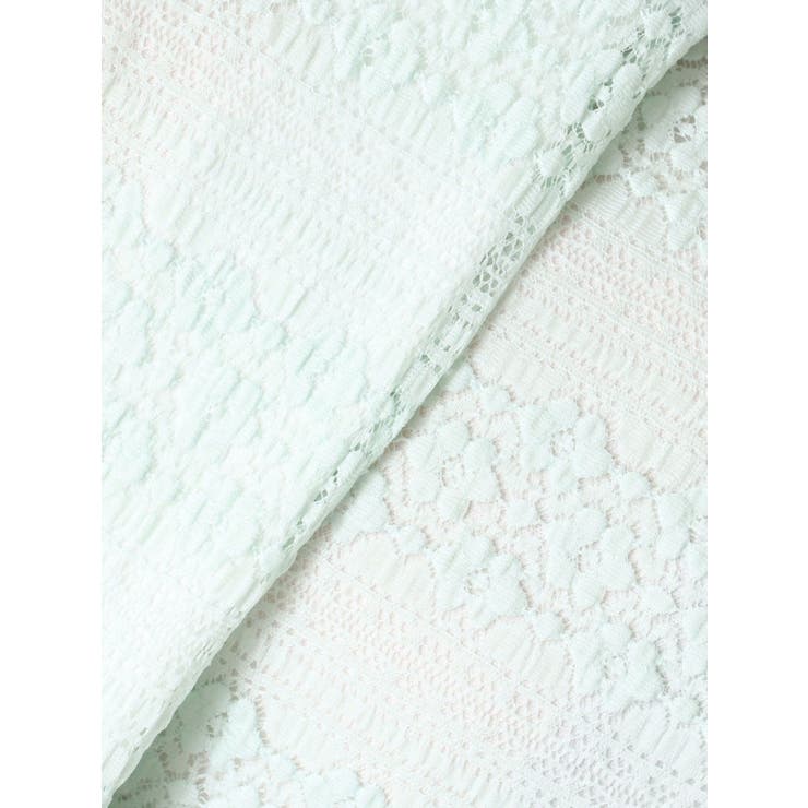 カットレースブロッキングフレアスリーブマーメイドワンピース | MERCURYDUO | 詳細画像39 