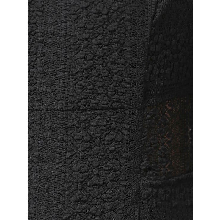 カットレースブロッキングフレアスリーブマーメイドワンピース | MERCURYDUO | 詳細画像40 