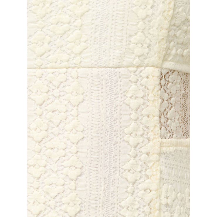 カットレースブロッキングフレアスリーブマーメイドワンピース | MERCURYDUO | 詳細画像41 