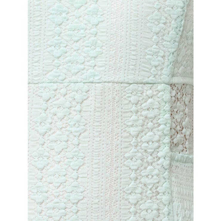 カットレースブロッキングフレアスリーブマーメイドワンピース | MERCURYDUO | 詳細画像42 