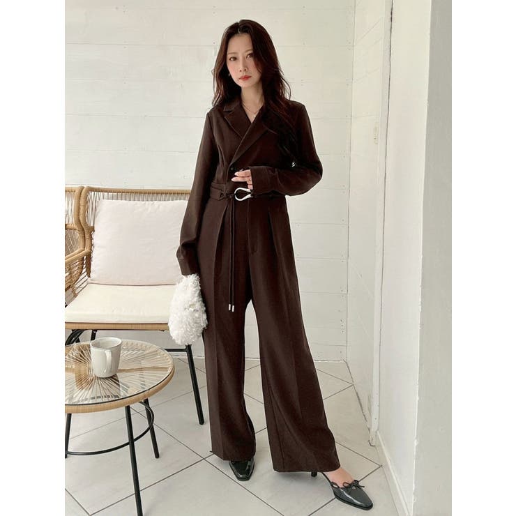 テーラーカラーコンビネゾン[品番：MKSW0066751]｜MERCURYDUO