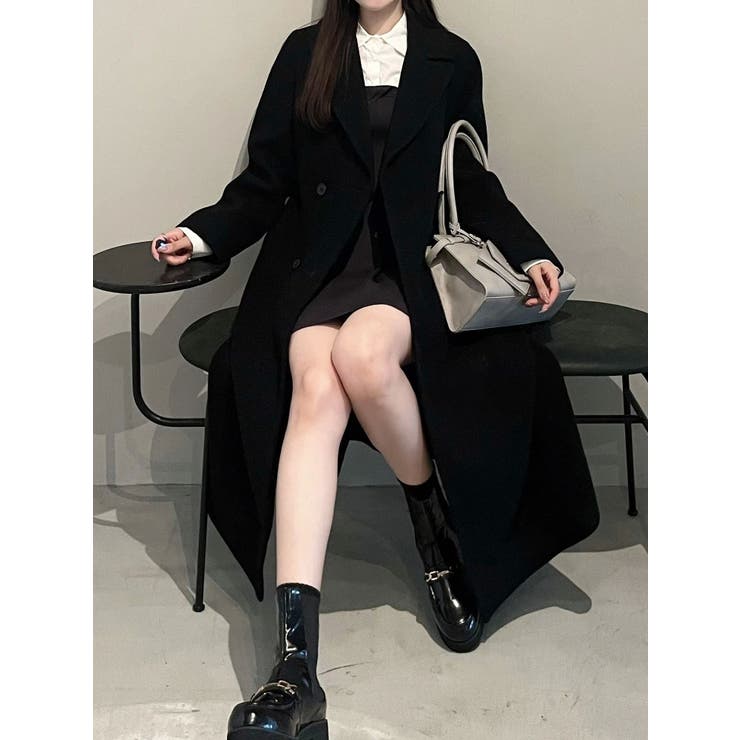 【WEB限定カラーあり】シャツレイヤード風ニットドッキングミニワンピース | MERCURYDUO | 詳細画像29 