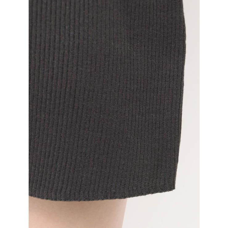 【WEB限定カラーあり】シャツレイヤード風ニットドッキングミニワンピース | MERCURYDUO | 詳細画像42 