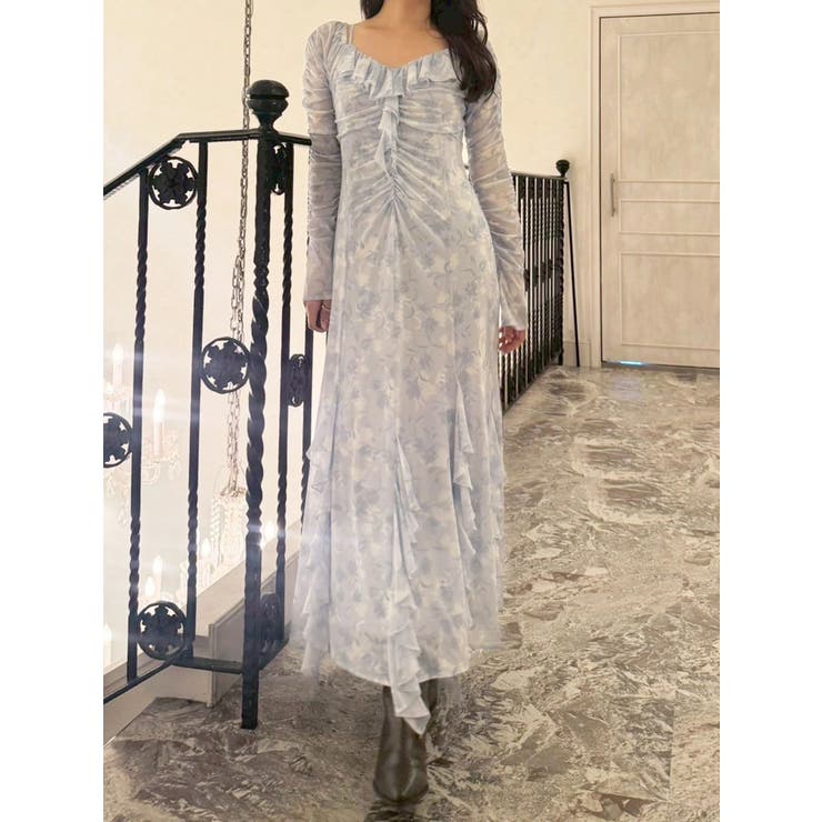 チュールラッフルヘムワンピース | MERCURYDUO | 詳細画像33 