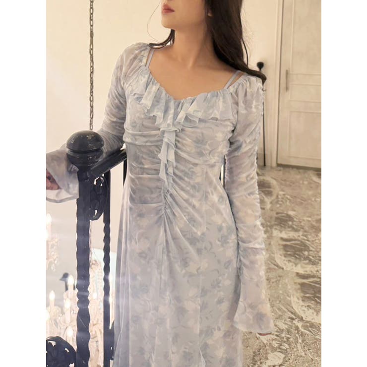 チュールラッフルヘムワンピース | MERCURYDUO | 詳細画像36 