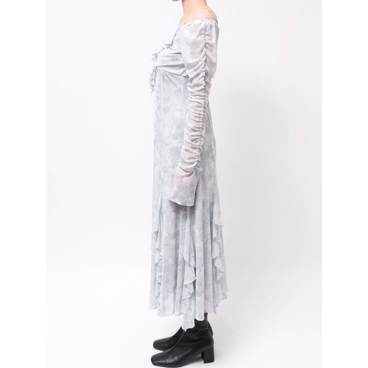 チュールラッフルヘムワンピース | MERCURYDUO | 詳細画像49 