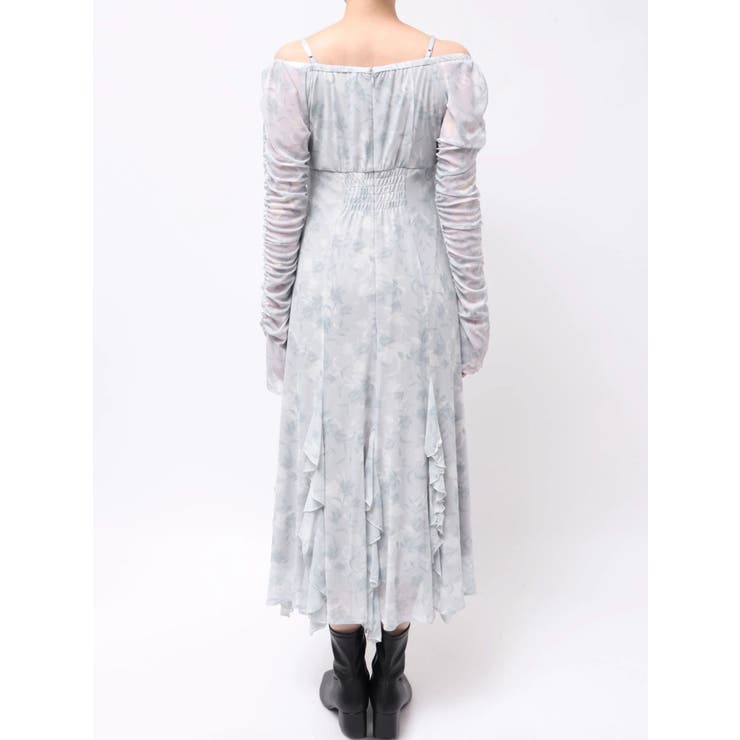 チュールラッフルヘムワンピース | MERCURYDUO | 詳細画像50 