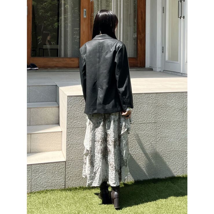 シャツドッキングコルセットアシメヘムワンピース | MERCURYDUO | 詳細画像27 