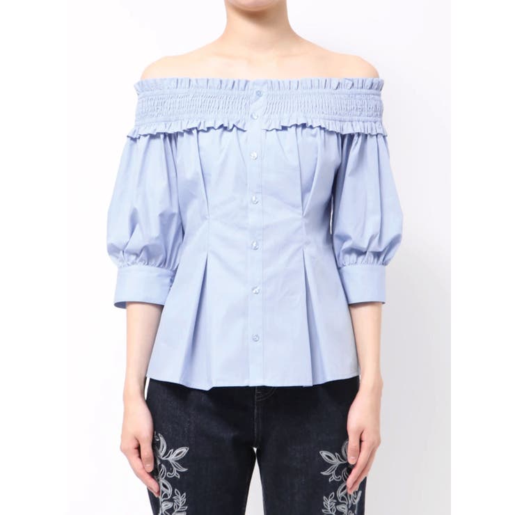 前後2WAYレースアップコルセットブラウス | MERCURYDUO | 詳細画像22 