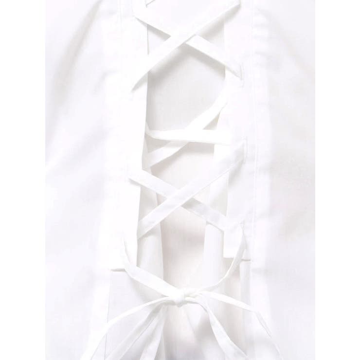 前後2WAYレースアップコルセットブラウス | MERCURYDUO | 詳細画像24 