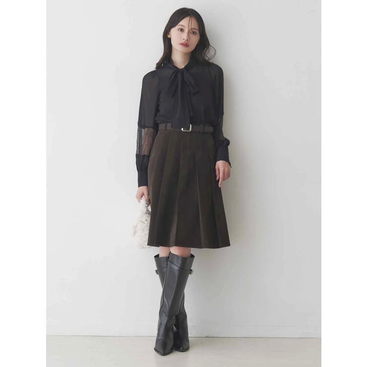 ポイントレースボウタイブラウス | MERCURYDUO | 詳細画像10 