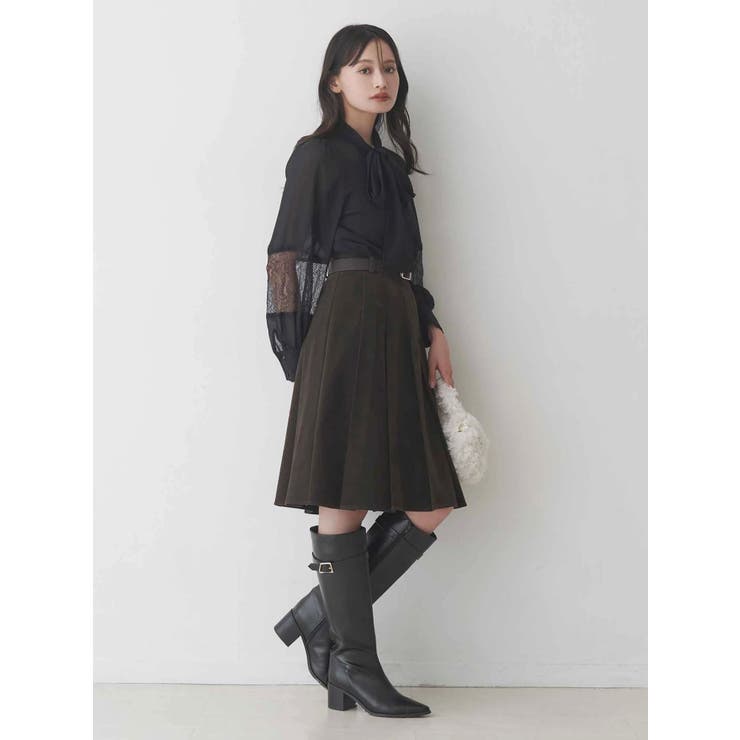 ポイントレースボウタイブラウス | MERCURYDUO | 詳細画像12 