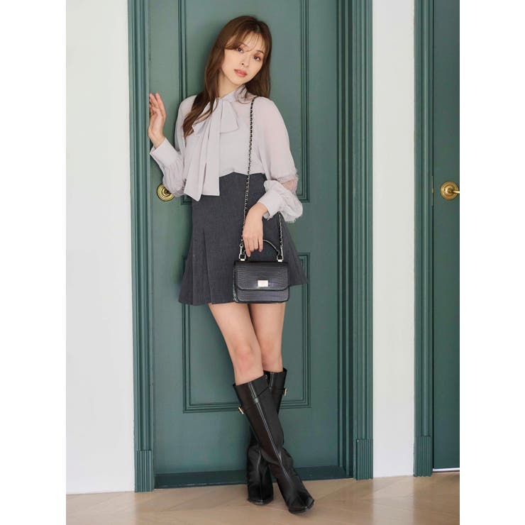 ポイントレースボウタイブラウス | MERCURYDUO | 詳細画像18 