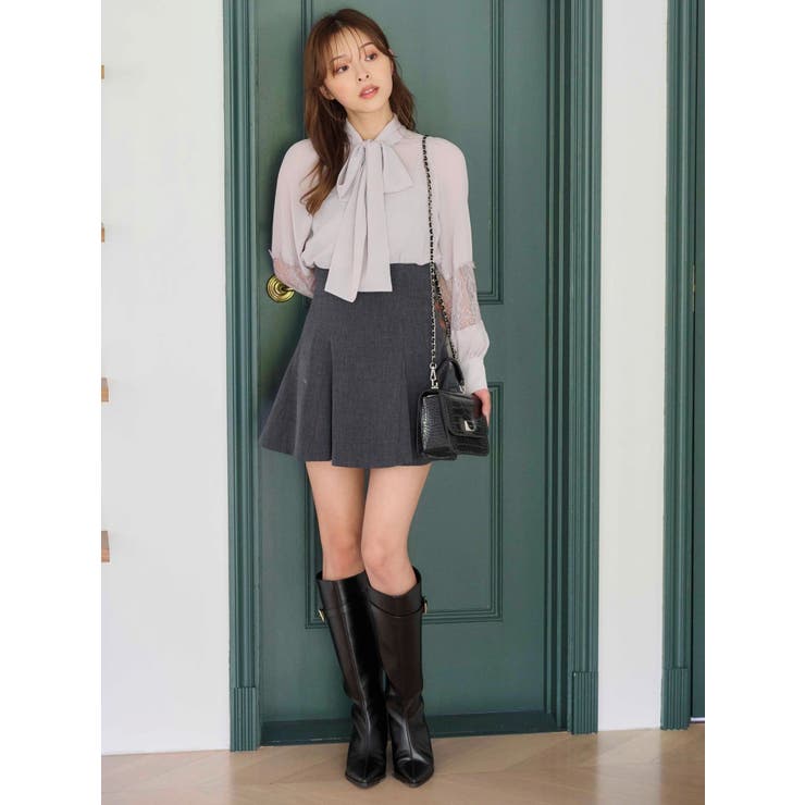 ポイントレースボウタイブラウス | MERCURYDUO | 詳細画像20 