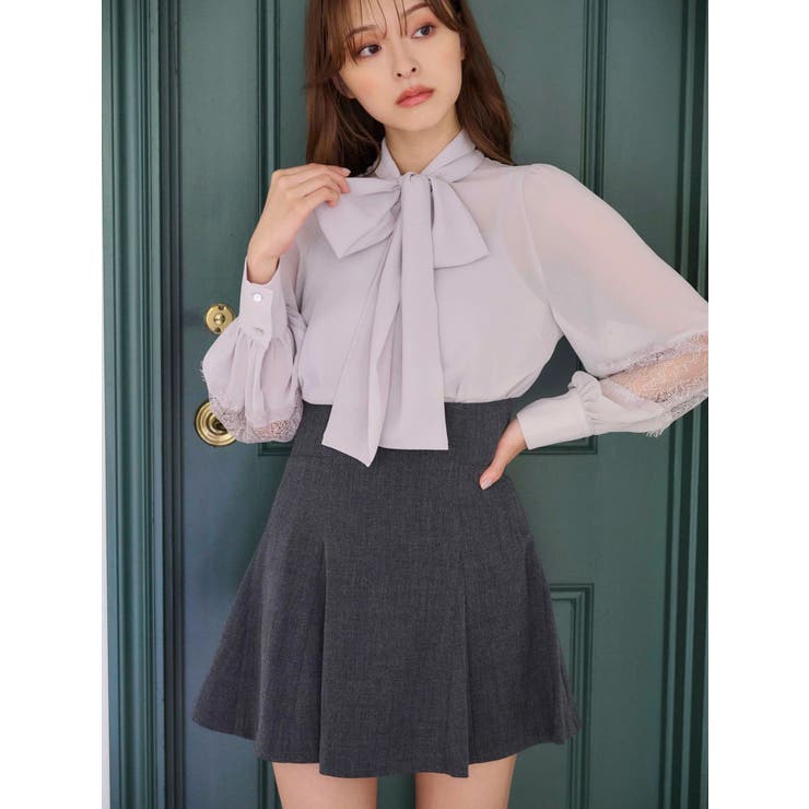 ポイントレースボウタイブラウス | MERCURYDUO | 詳細画像21 