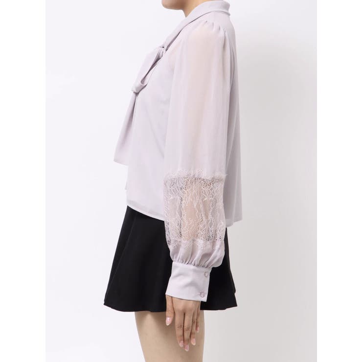 ポイントレースボウタイブラウス | MERCURYDUO | 詳細画像38 