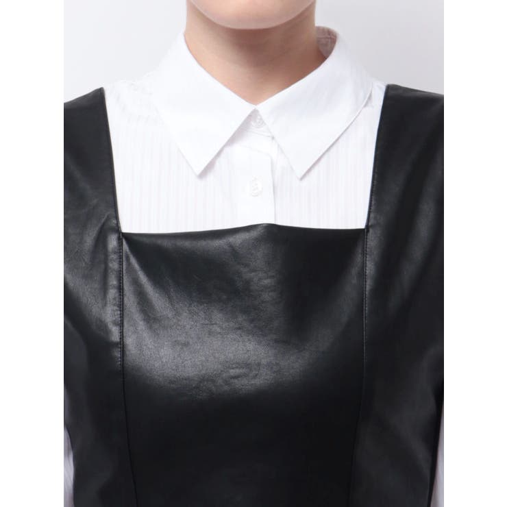 フェイクレザーコルッセットビスチェ | MERCURYDUO | 詳細画像10 