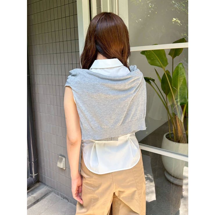 カーデセットノースリシャツ | MERCURYDUO | 詳細画像34 