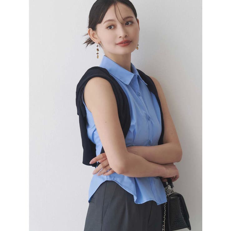 カーデセットノースリシャツ | MERCURYDUO | 詳細画像7 