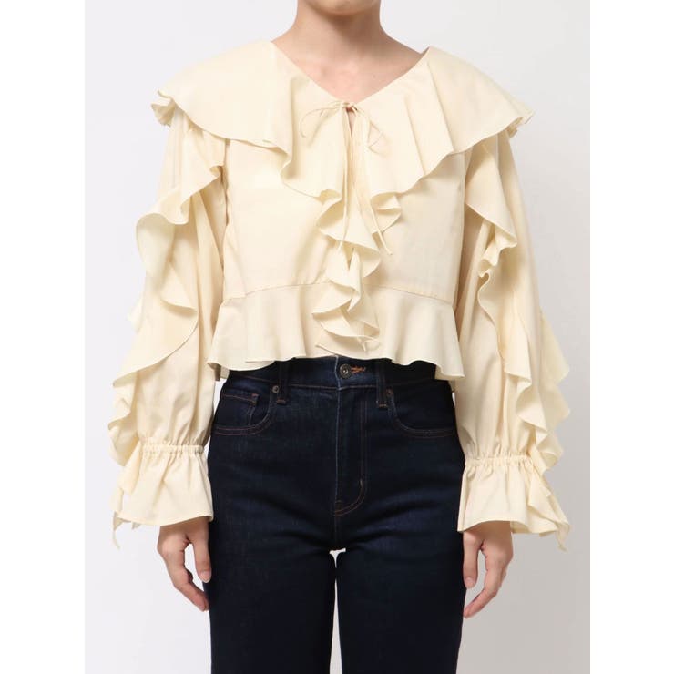 ラッフルブラウス | MERCURYDUO | 詳細画像10 