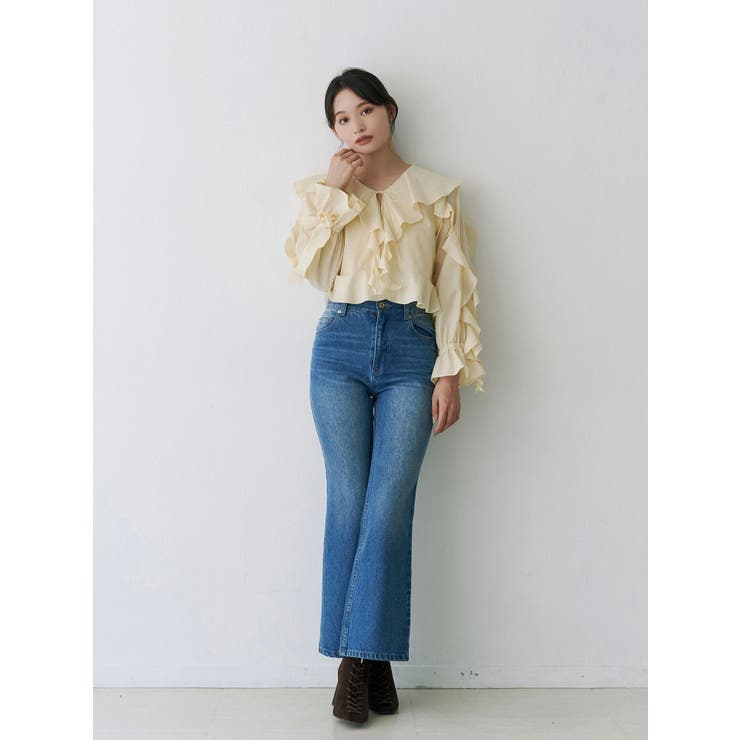 ラッフルブラウス | MERCURYDUO | 詳細画像4 