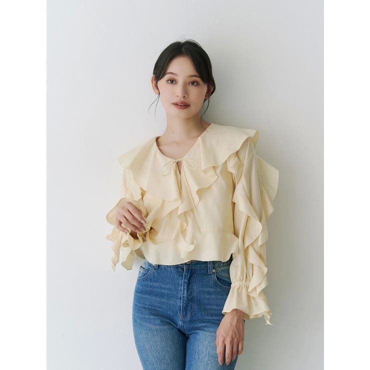 ラッフルブラウス | MERCURYDUO | 詳細画像6 