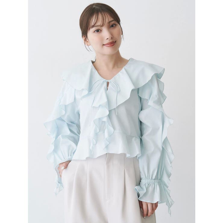 ラッフルブラウス | MERCURYDUO | 詳細画像7 