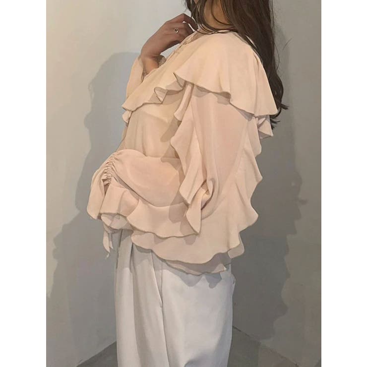 シフォンラッフルブラウス | MERCURYDUO | 詳細画像13 