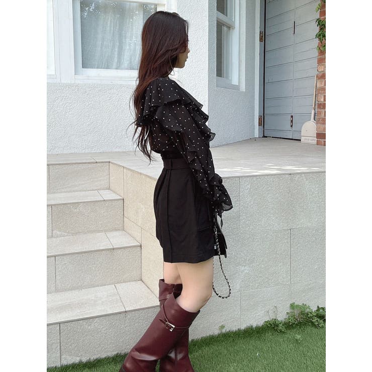 シフォンラッフルブラウス | MERCURYDUO | 詳細画像5 