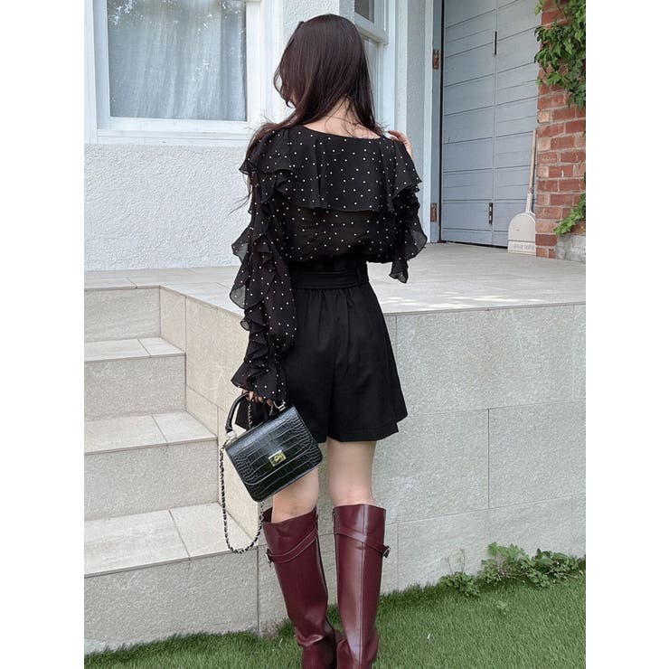 シフォンラッフルブラウス | MERCURYDUO | 詳細画像6 