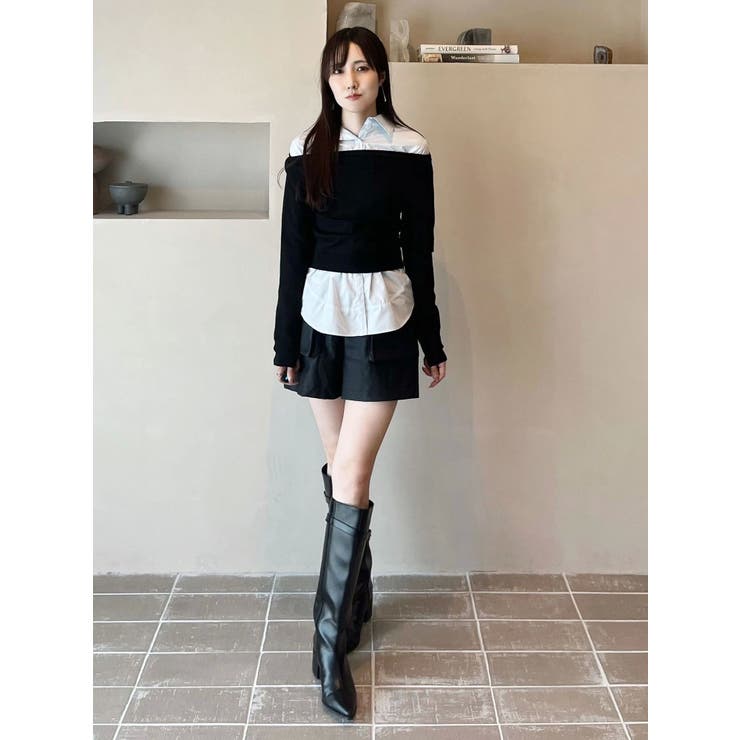 コルセットシャツ | MERCURYDUO | 詳細画像7 