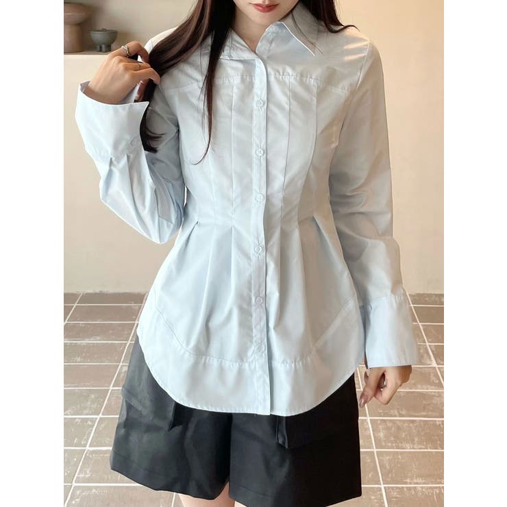 アイスブルー | コルセットシャツ | MERCURYDUO