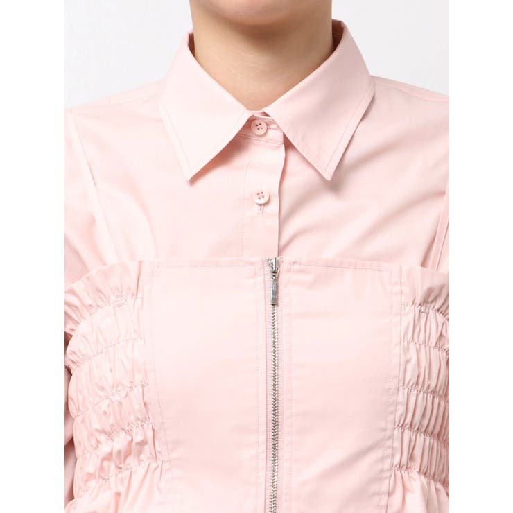 シャーリングZIPビスチェセットシャツ | MERCURYDUO | 詳細画像33 