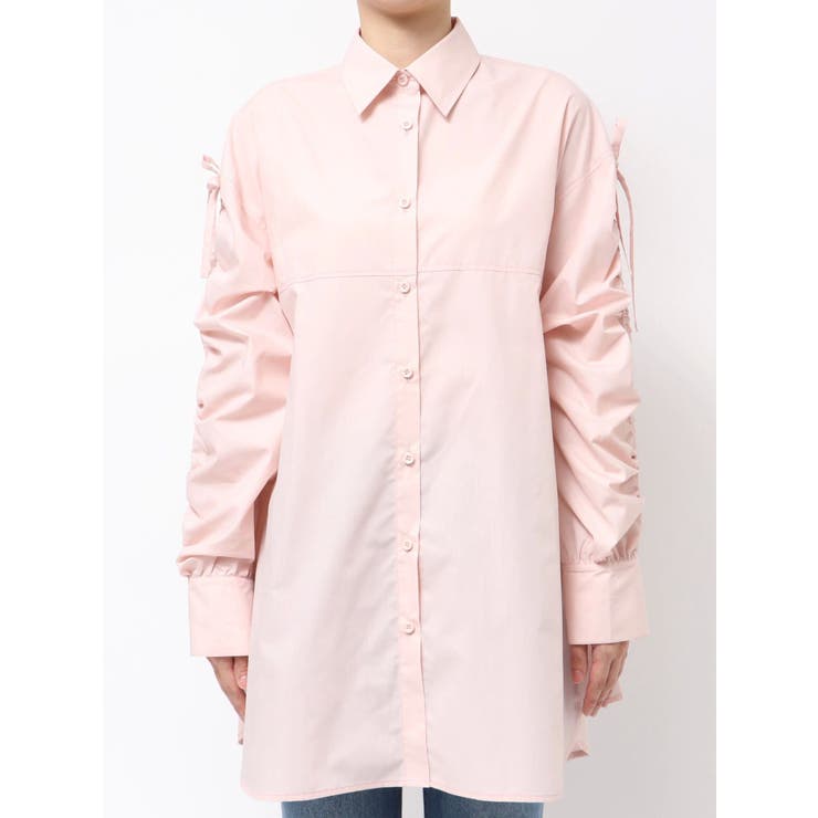 シャーリングZIPビスチェセットシャツ | MERCURYDUO | 詳細画像37 