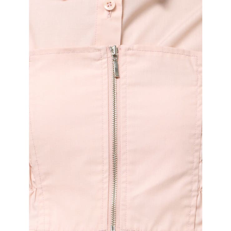 シャーリングZIPビスチェセットシャツ | MERCURYDUO | 詳細画像42 