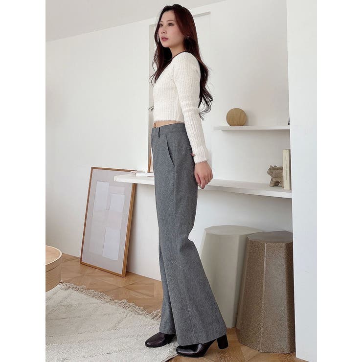 ウールライクセンタープレスワイドパンツ | MERCURYDUO | 詳細画像18 