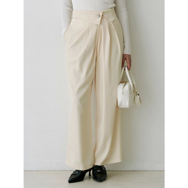 イエロー | アシメタックワイドパンツ | MERCURYDUO