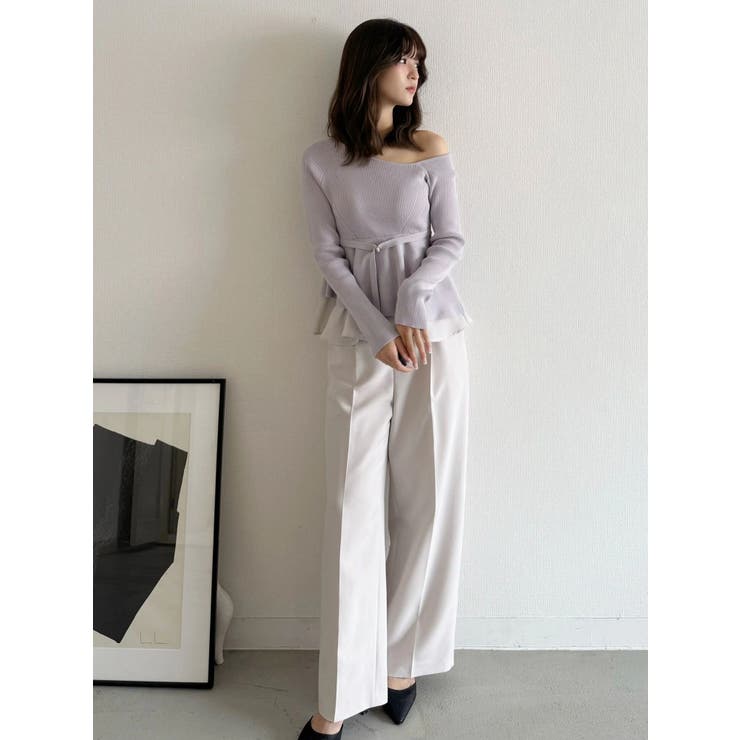 basicストレートパンツ | MERCURYDUO | 詳細画像2 