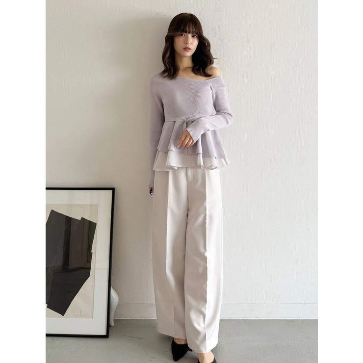 basicストレートパンツ | MERCURYDUO | 詳細画像5 