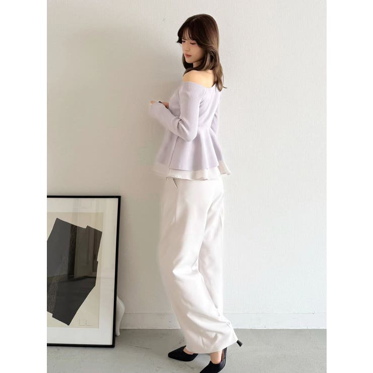 basicストレートパンツ | MERCURYDUO | 詳細画像6 